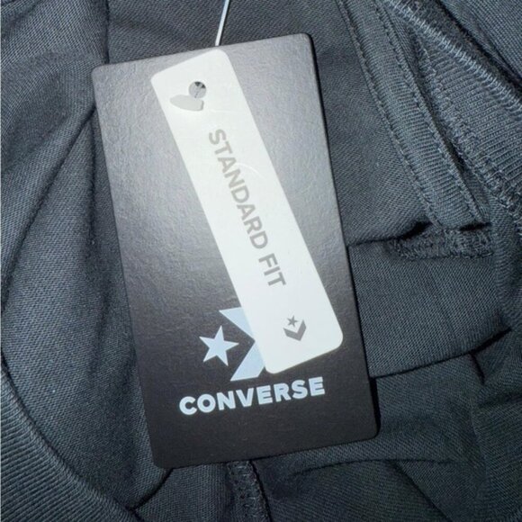 Converse Black Long Sleeve T-Shirt - Mountain Logo - Size XL - Picture 6 of 8